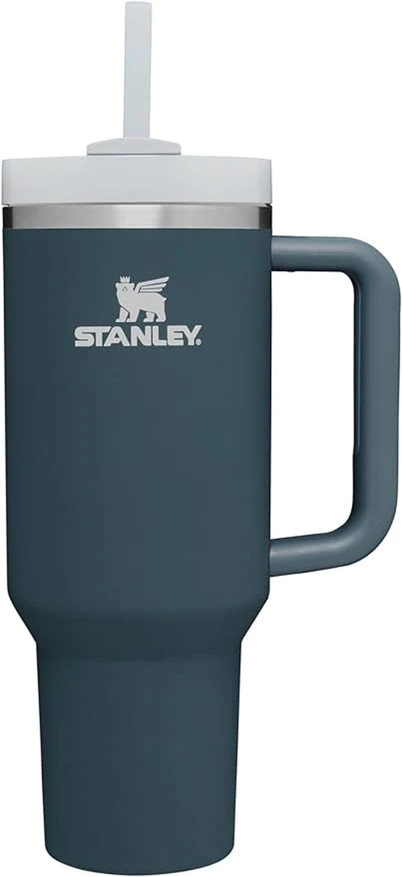 Stanley Quencher H2.0 Soft Matte Collection, Stainless Steel Vacuum Insulated Tumbler with Lid and Straw for Iced and Cold Beverages, Dune, 40 Oz