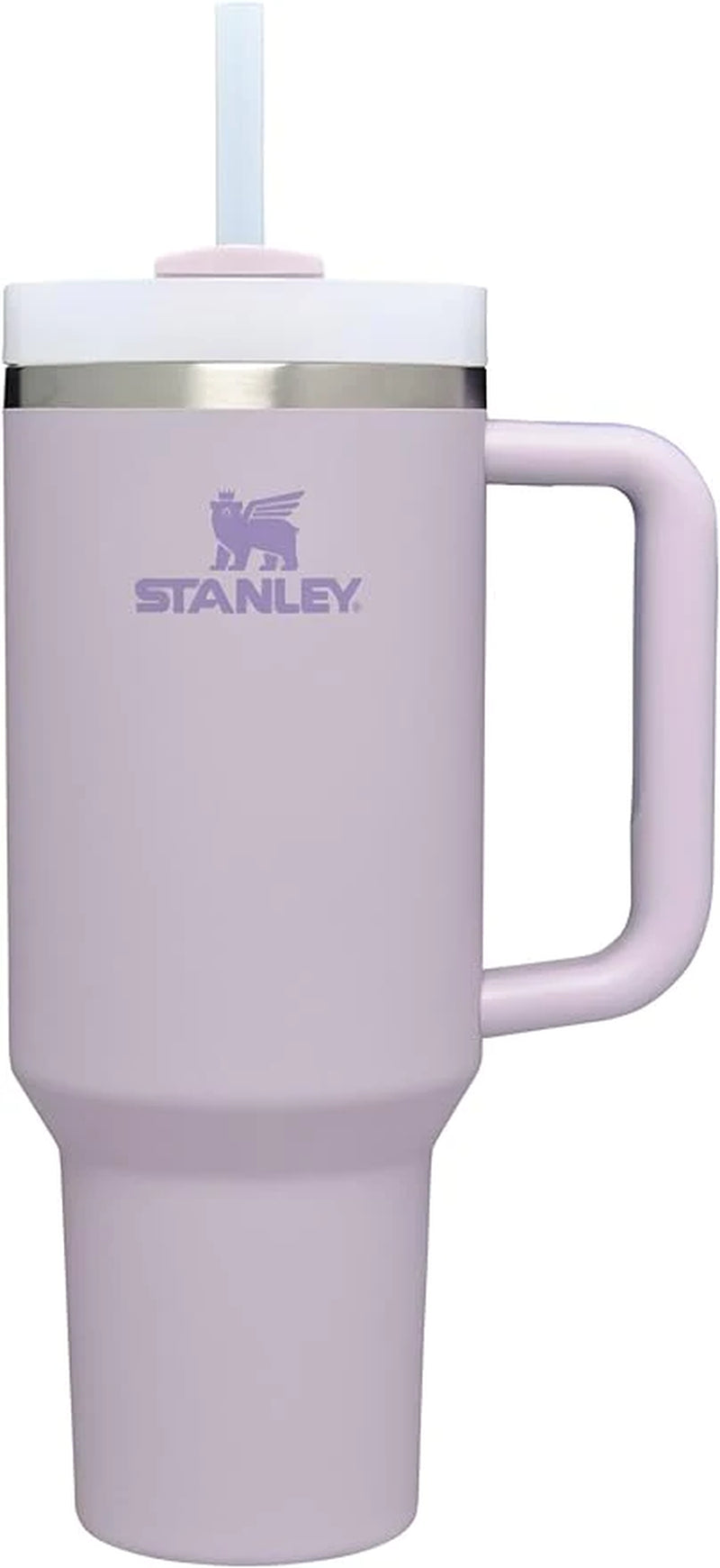 Stanley Quencher H2.0 Soft Matte Collection, Stainless Steel Vacuum Insulated Tumbler with Lid and Straw for Iced and Cold Beverages, Dune, 40 Oz