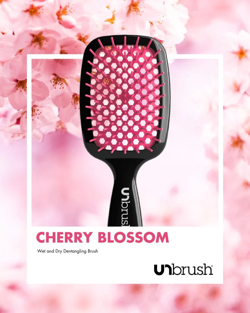 Detangling Hair Brush - Cherry Blossom